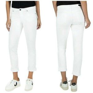 Kut From the Kloth CATHERINE BOYFRIEND, EXCLUSIVE (WHITE) Size 8